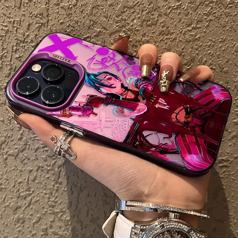 Anime Arcanes Graffiti Jinxs Phone Case For iPhone