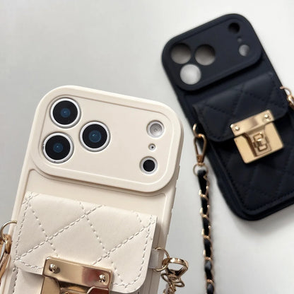 Leather Crossbody Phone Case For iPhone