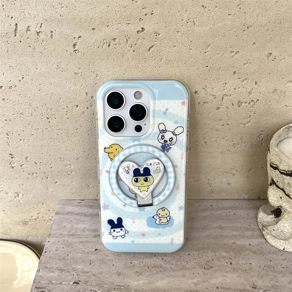 Kawaii Rabbit Magnetic Stand Phone Case