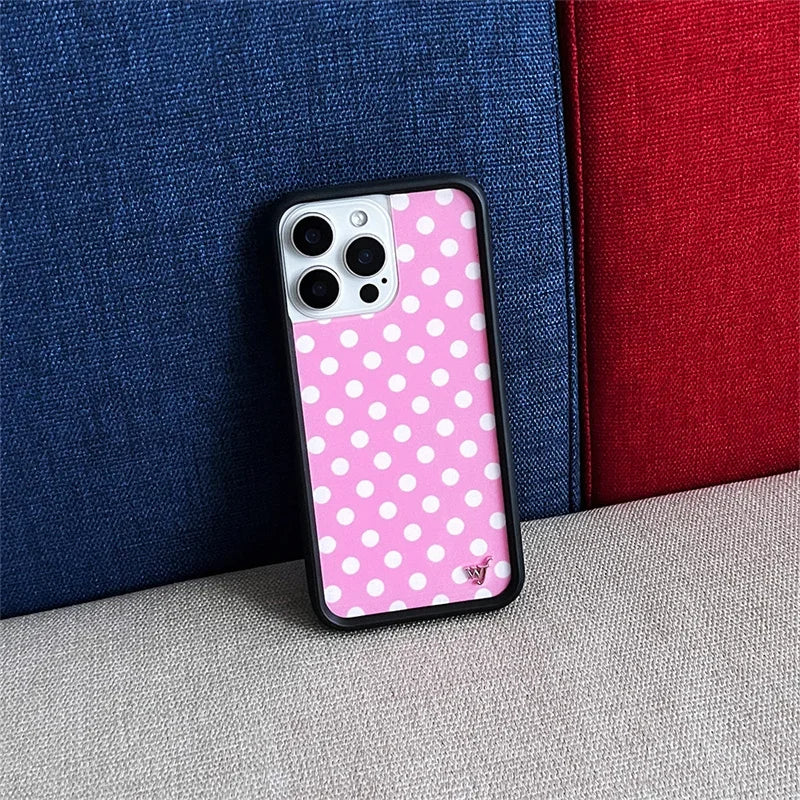 Funda Wildflower Cute Polka Dot Love Phone Case