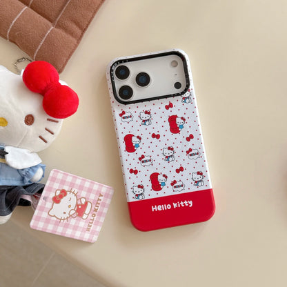 Fashion Cute Kitty Holding Bow Tie Phone Case For iPhone