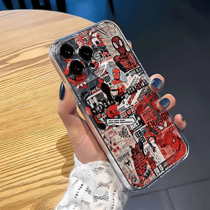 Full Screen Spider Man Daily Paper Phone Case For iphone