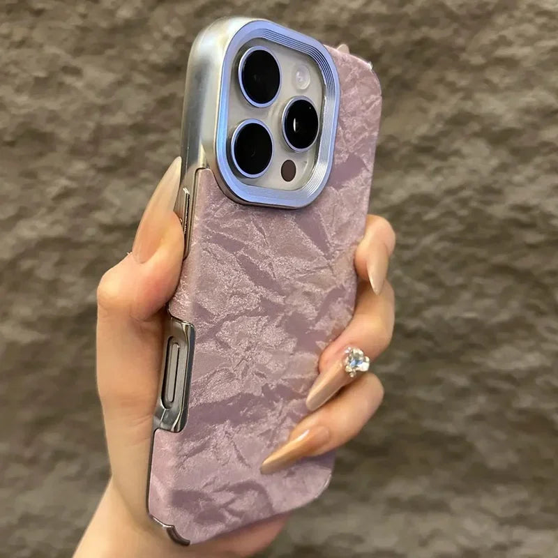 Soft Silicone Leather Snow Mountain Pattern Phone Case