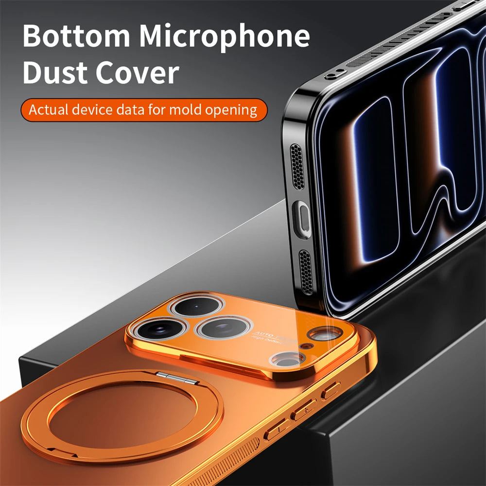 360° Rotating Magnetic Ring Stand Case For Magsafe For iPhone