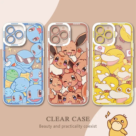 Cartoon Pokemon Soft Silicone Phone Case For iPhone