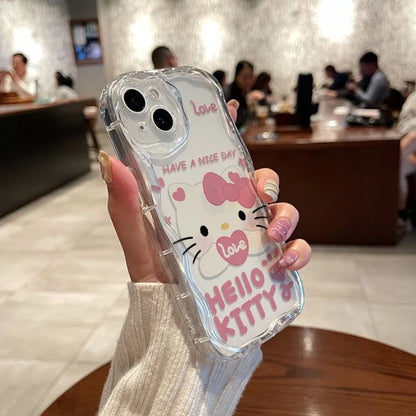 Hello Kitty Kawaii Love Nice Day Phone Case For iPhone