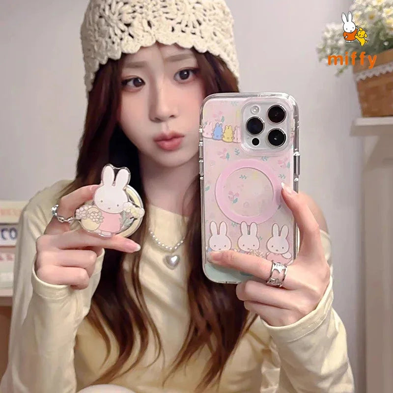 Phone Shell Miffy Cute Three Rabbits Series Suitable For iPhone