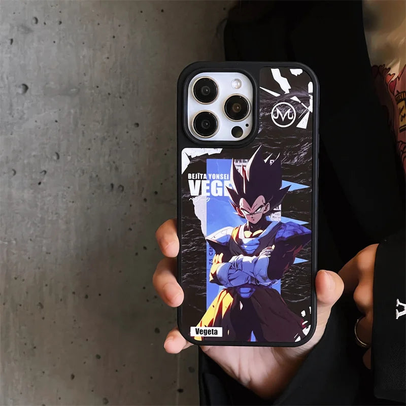Luxury Anime Dragon Ball Goku Z Pattern Silicone Case For iPhone