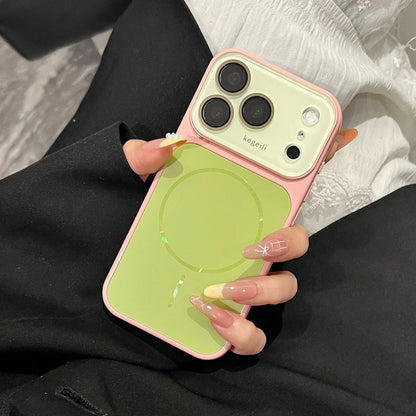 For Magsafe Candy Color Contrast AG Case  For iPhone