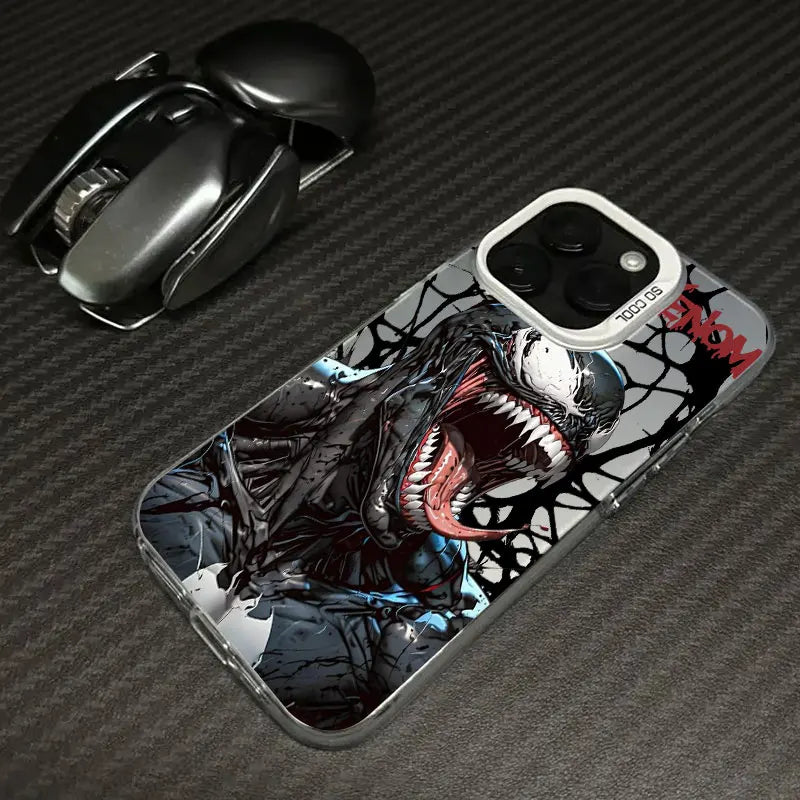 Terrifying Marvel Venom Phone Case For iPhone