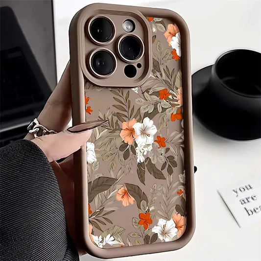 Retro Flower Mobile Phone Case