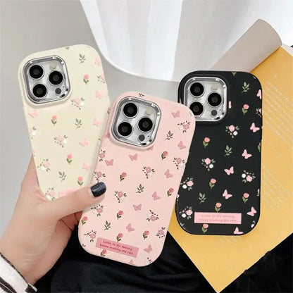 Butterfly Flower Phone Case For IPhone