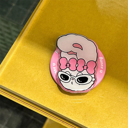 Korean Cute Pink Rabbit Magnetic Phone Case For iPhone