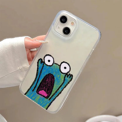 Cute Cartoon Frog Phone Case For iPhone