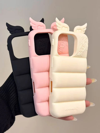 Fashion Love Heart Wing Soft Silicone Phone Case