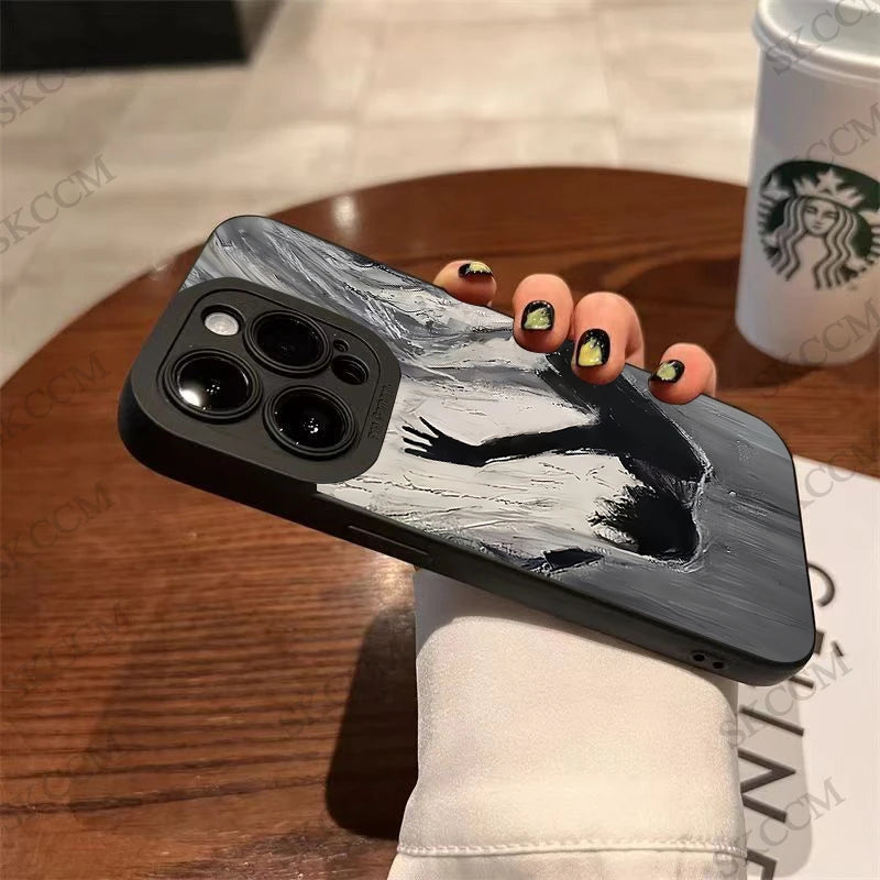 Oil Painting Art Phone Case For iPhone