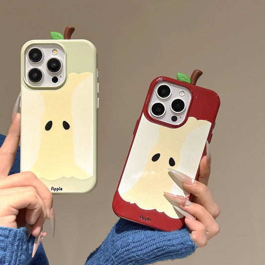 Glitter Cute 3D Red Apple Core Phone Case