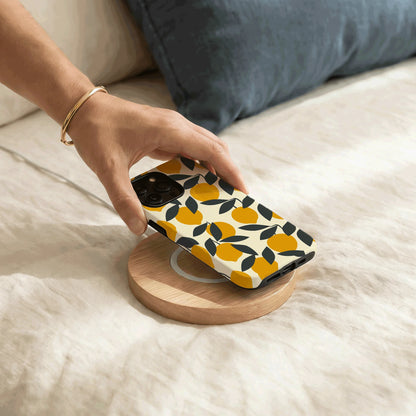 Lemon Branch Print Phone Case For iPhone