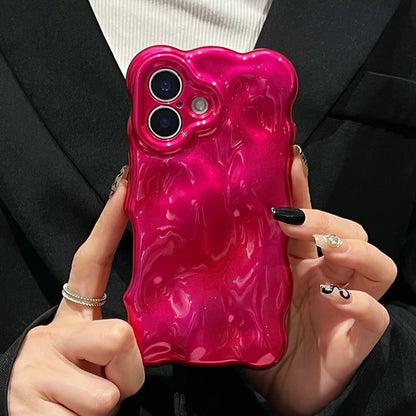 Luxury Fashion Rose Glossy 3D Meteorite Pattern Phone Case