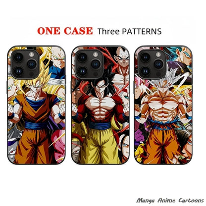 3D Grating Dragon Ball GT Phone Case For iPhone