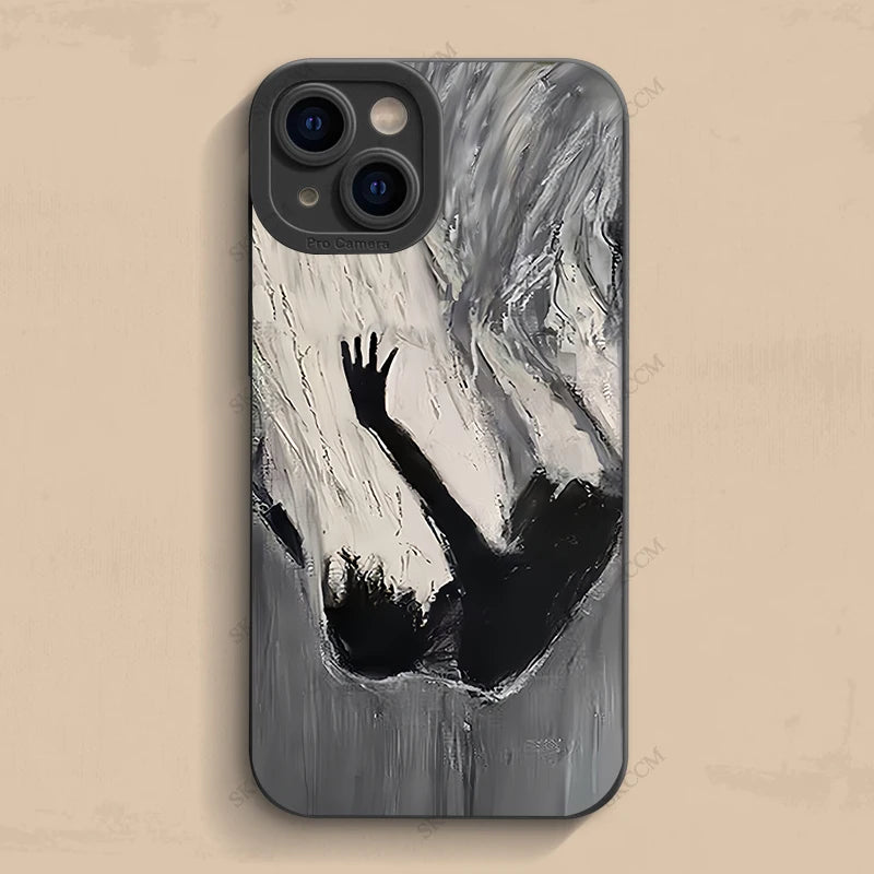 Oil Painting Art Phone Case For iPhone