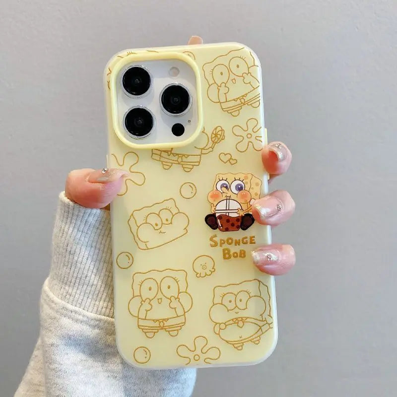 Anime Spongebo Squarepants Mobile Phone Case Available For iPhone