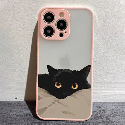 Funny Black Cat Phone Case