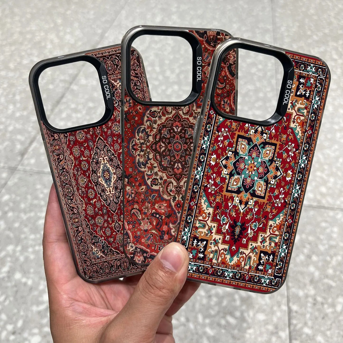 Luxury Fashion Persian Carpet Pattern Phone Case For iPhone