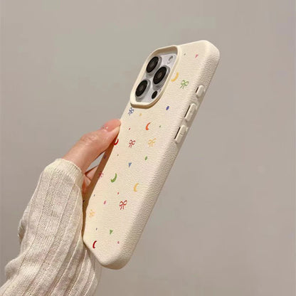 Flower Leather Phone Case For iPhone