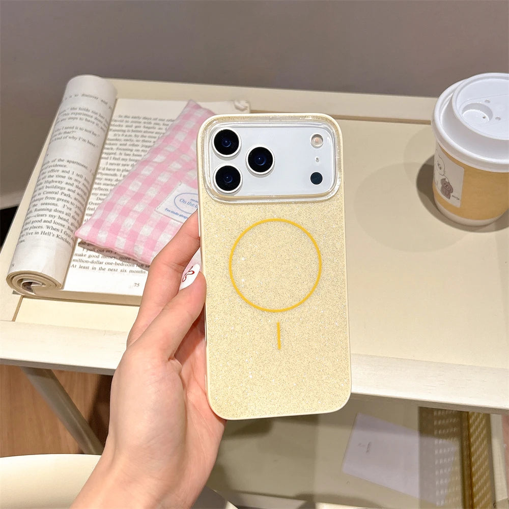 Luxury Glitter Bling For Magsafe Magnetic Case For iPhone