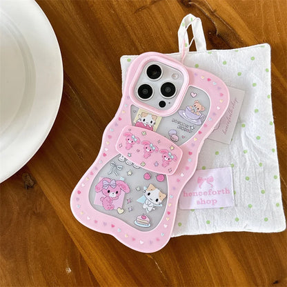 Cute Bow Shape Cartoon Car Phone Case