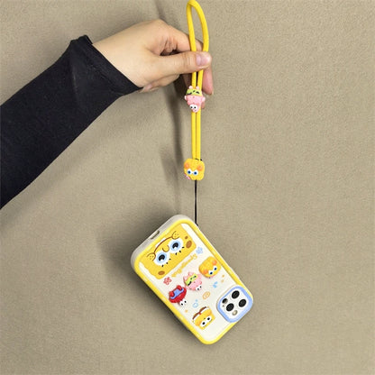 Cute Cartoon SpongeBob Patrick Star Phone Case For iPhone