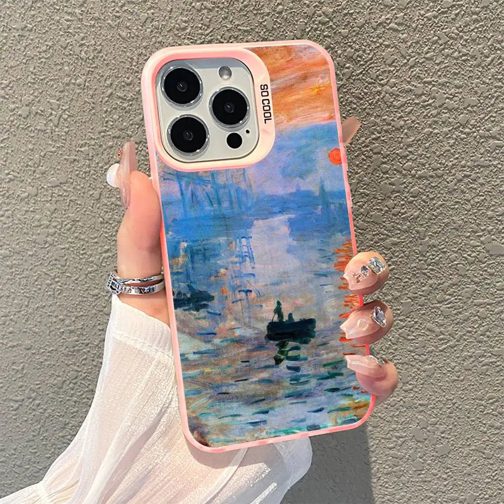 Sunrise Famous Painting By Moss Phone Case For iPhone