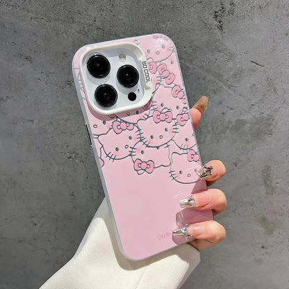 Hello Kitty Full Screen Face Phone Case For iPhone