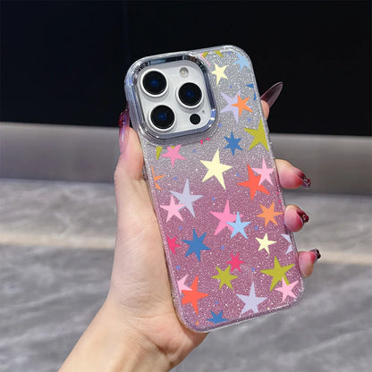 Colorful Stars Phone Case For iPhone