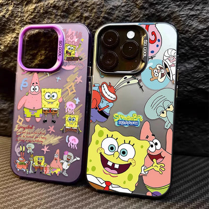 SpongeBob Patrick Star Hard Phone Case For iPhone