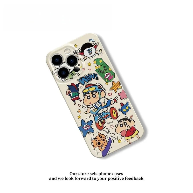 Bicycle Crayon Shin-Chan Phone Case For iPhone