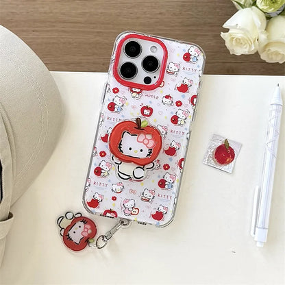 Fashion Cute Hellokitty Magnetic Phone Case For iPhone