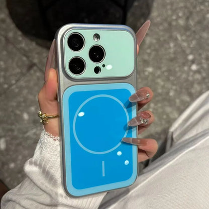 For Magsafe Candy Color Contrast Case For iPhone