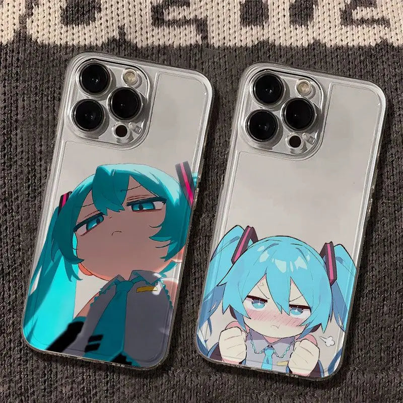 Anime Hatsune Miku Tpu Mobile Phone Case Suitable For Apple