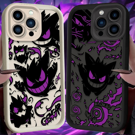 Cartoon Pokemon Gengar Case  For iPhone