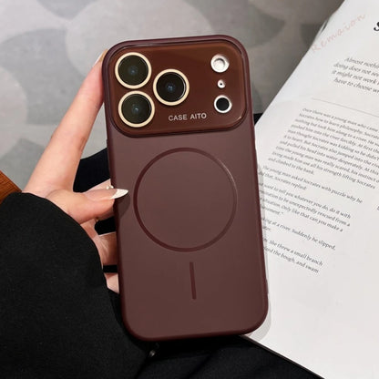 Big Window Liquid Silicone Phone Case For iPhone