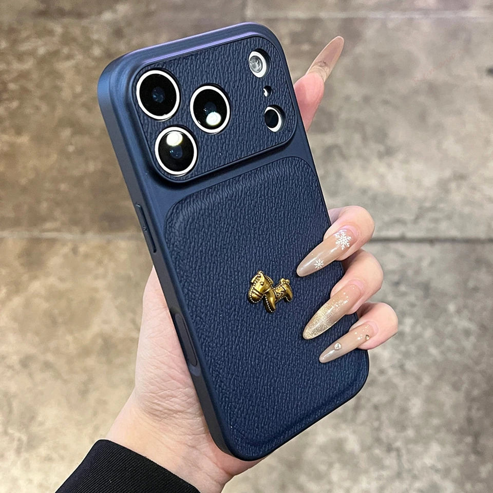 3D Big Window Horse Phone Case For iPhone