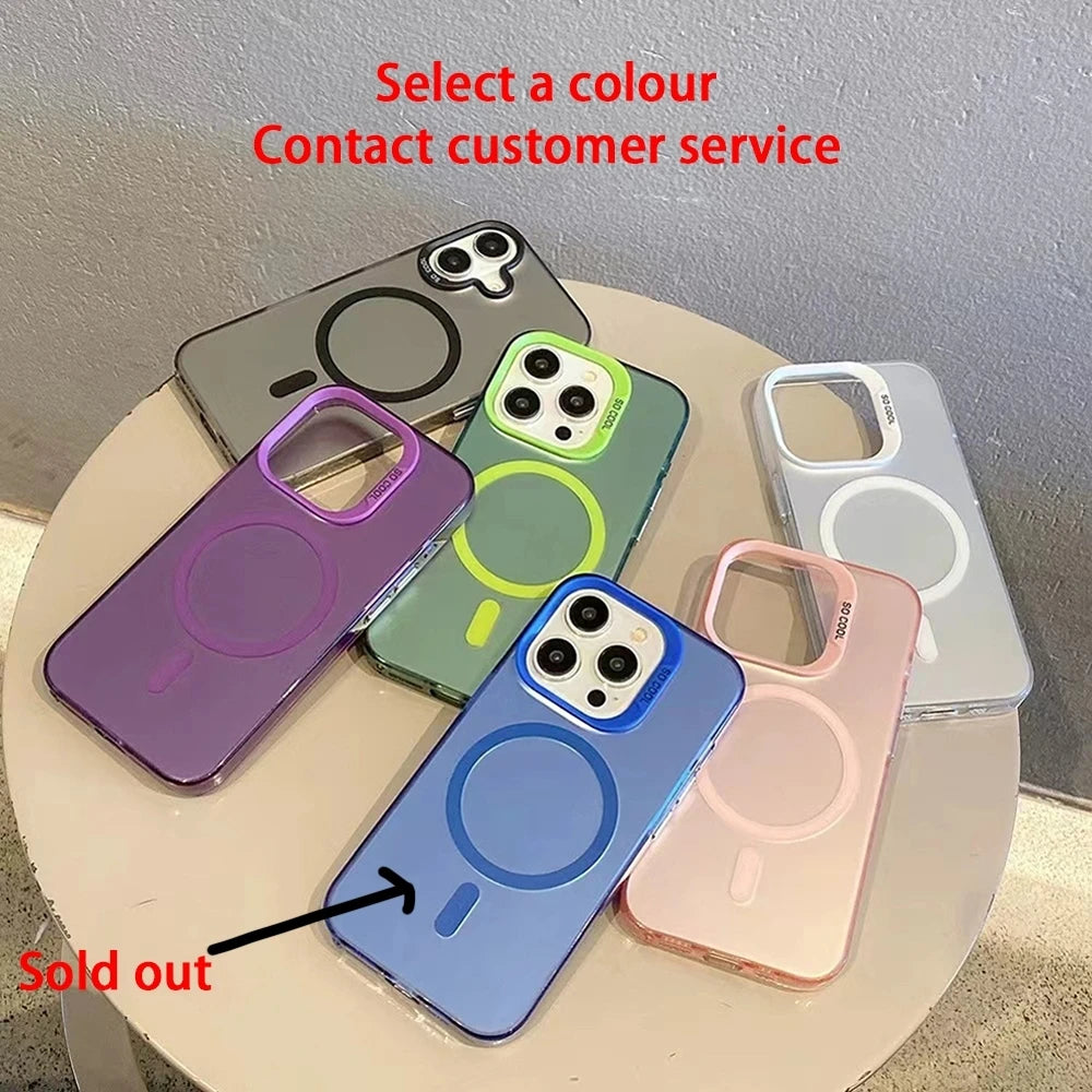 Hot Anime Dandadan Pattern Design Phone Case Magnetic IMD Colorful Silver Case For iPhone