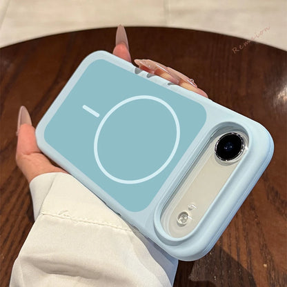 Magnetic Liquid Silicone Phone Case For iPhone