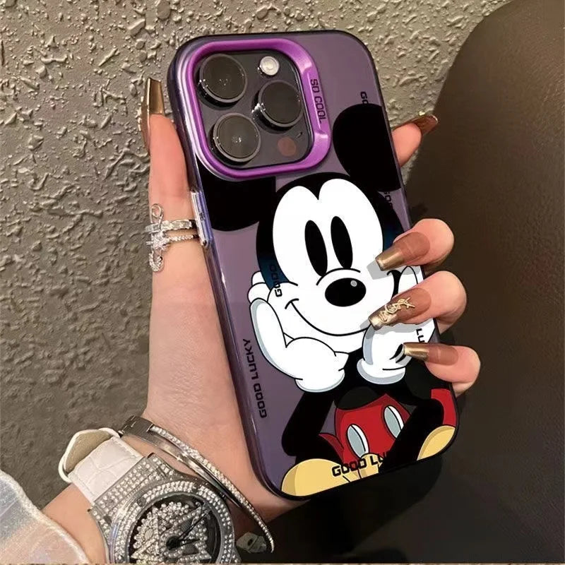 Disneys Mickey Minnie Mouse Cute Smile Phone Case For iPhone