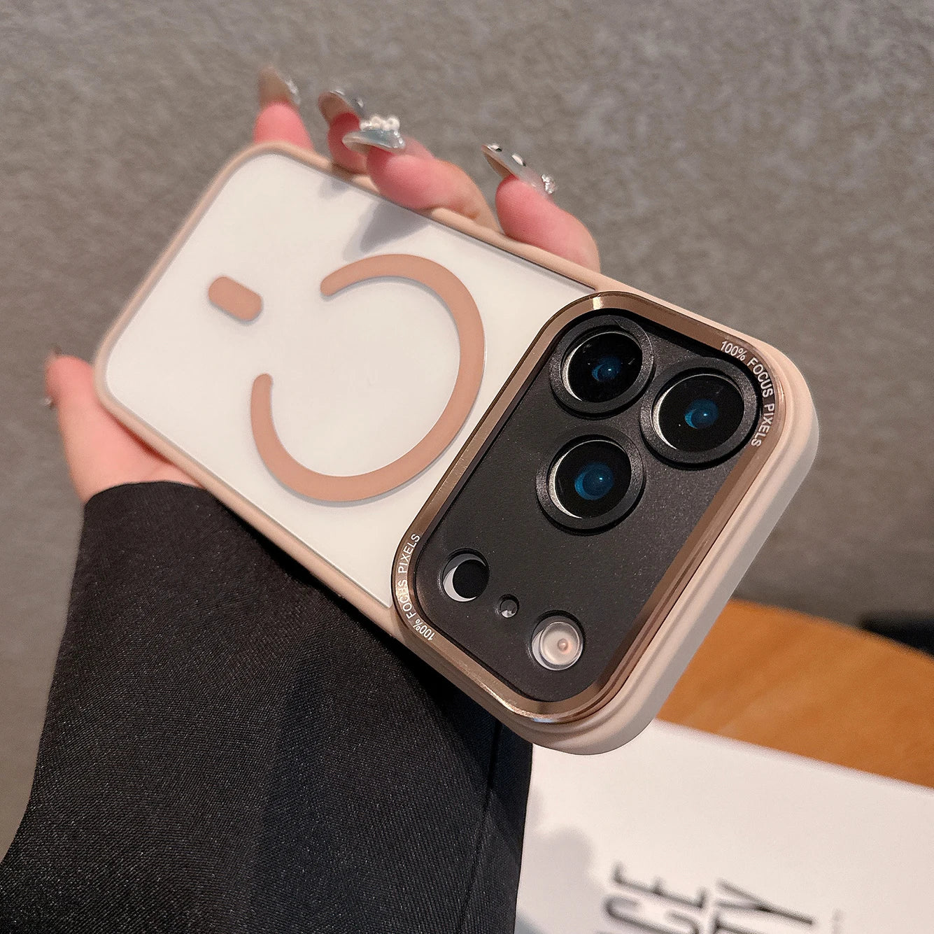 Clear Magnetic Phone Case For iPhone