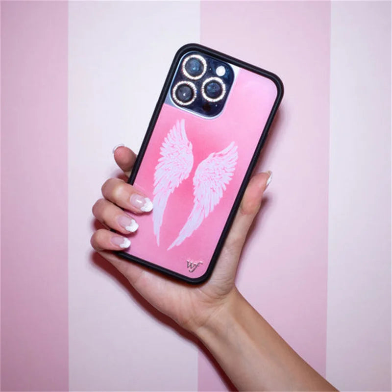Wildflower Cute Cartoon Angel Baby Gift Phone Case For iPhone
