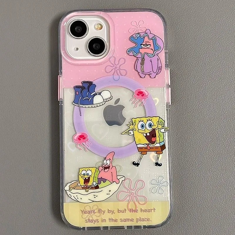 Anime Spongebo Squarepants Mobile Phone Case Available For iPhone