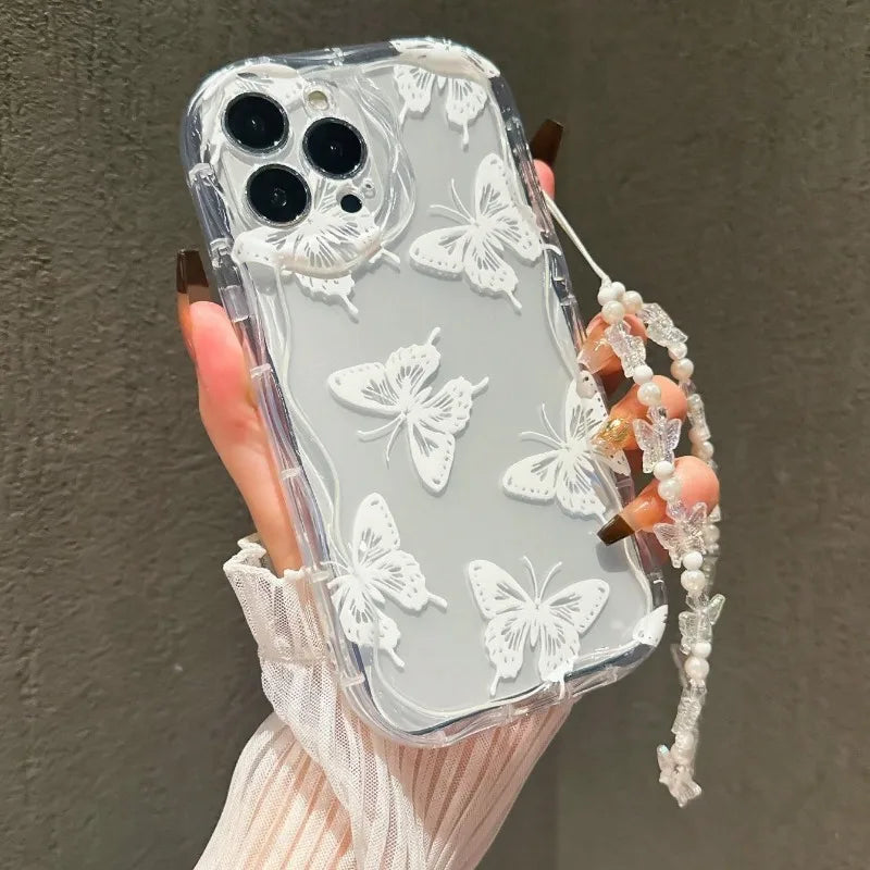 Butterfly Pattern Phone Case For iPhone